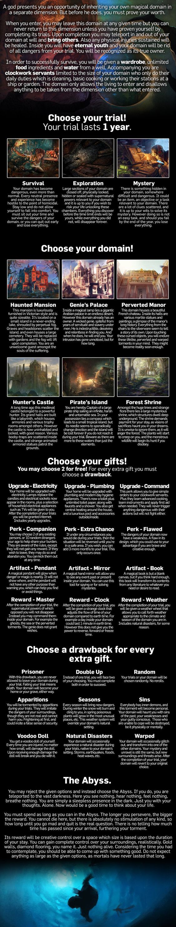 Choose your trial from funnyjunk